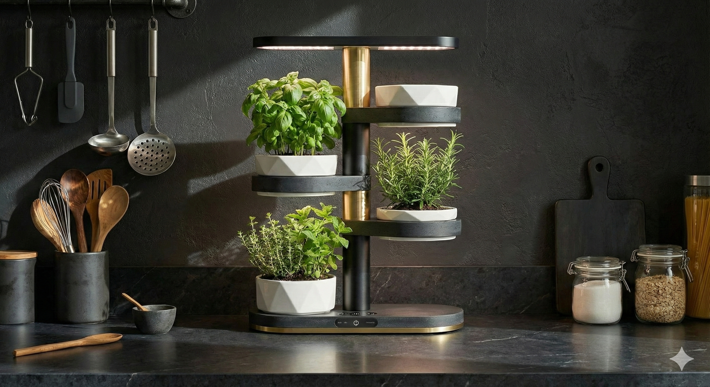 AuraGrow: Pirinç Detaylı Akıllı Katlı Mutfak Bahçesi